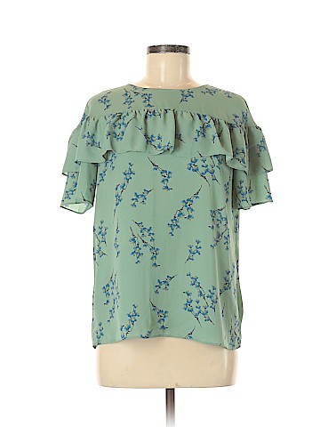 Ann Taylor LOFT Outlet Short Sleeve Blouse (view 1)