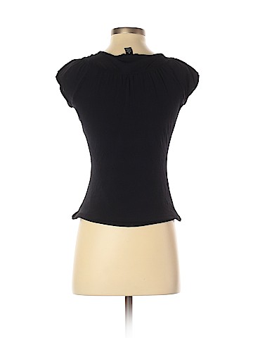 Alfani Short Sleeve Silk Top (view 2)
