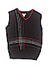 Kitestrings 100% Cotton Black Sweater Vest Size 8 - 10 - photo 1