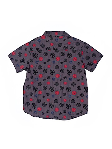 Marvel Short Sleeve Button-Down Shirt (view 2)