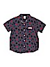 Marvel 100% Cotton Black Short Sleeve Button-Down Shirt Size L (kids) - photo 1