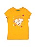 Cat & Jack Graphic Yellow Short Sleeve T-Shirt Size 7 - 8 - photo 1