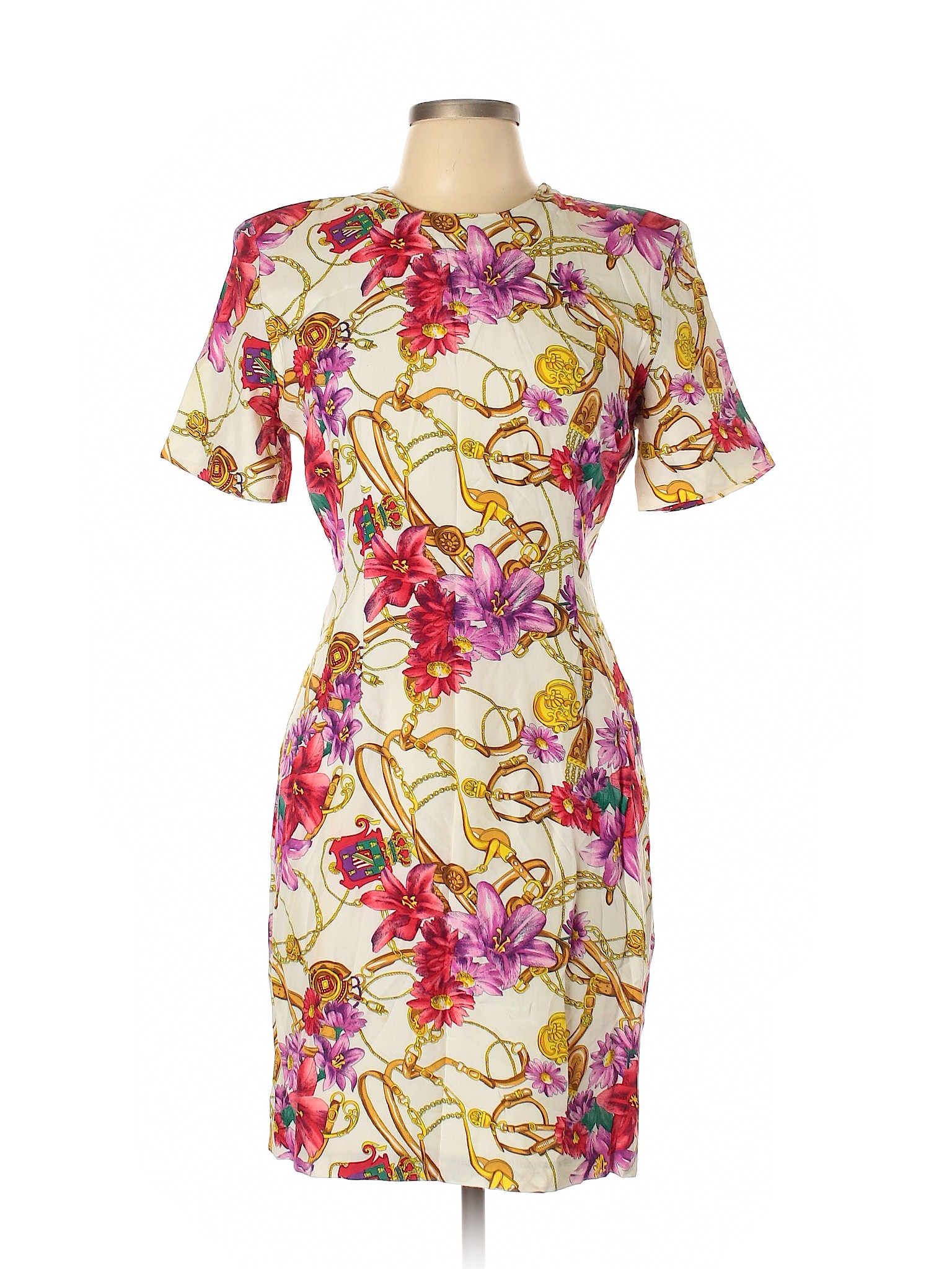 Paniz 100% Rayon Floral Yellow Casual Dress Size 10 - 72% off | thredUP