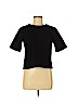 Ann Taylor LOFT Black Short Sleeve Top Size M (petite) - photo 1