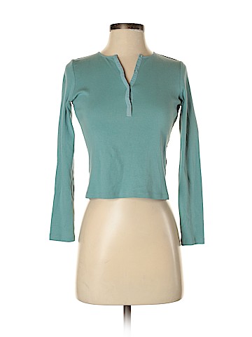 Eileen Fisher Long Sleeve Henley (view 1)