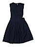 French Toast 100% Polyester Solid Blue Dress Size 16 - photo 1