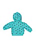 Carter's 100% Cotton Teal Zip Up Hoodie 6-9 MO / 9 MO - photo 2