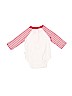 Baby Gap 100% Cotton Red Long Sleeve Onesie Size 3-6 mo - photo 2