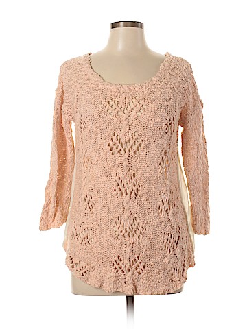 Knitted & Knotted Pullover Sweater (view 1)