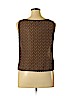 Emma James 100% Polyester Brown Sleeveless Blouse Size 16 (petite) - photo 2
