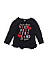 Carter's 100% Cotton Graphic Black Long Sleeve Top Size 2T - photo 1