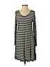 Apt. 9 Stripes Black Casual Dress Size XS - photo 1