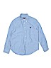 Chaps 100% Cotton Blue Long Sleeve Button-Down Shirt Size 10 - photo 1