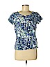 Lands' End 100% Cotton Blue Short Sleeve T-Shirt Size M (petite) - photo 1