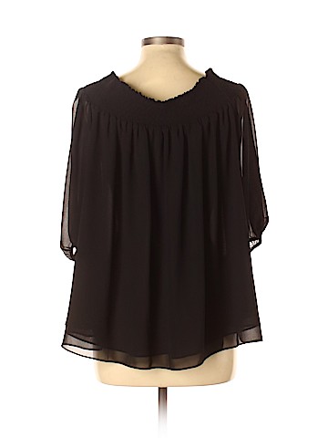 Ann Taylor LOFT Short Sleeve Blouse (view 2)