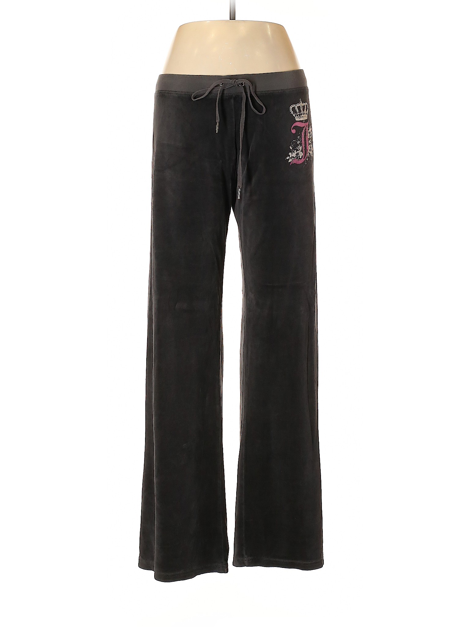 juicy couture flared velour pants