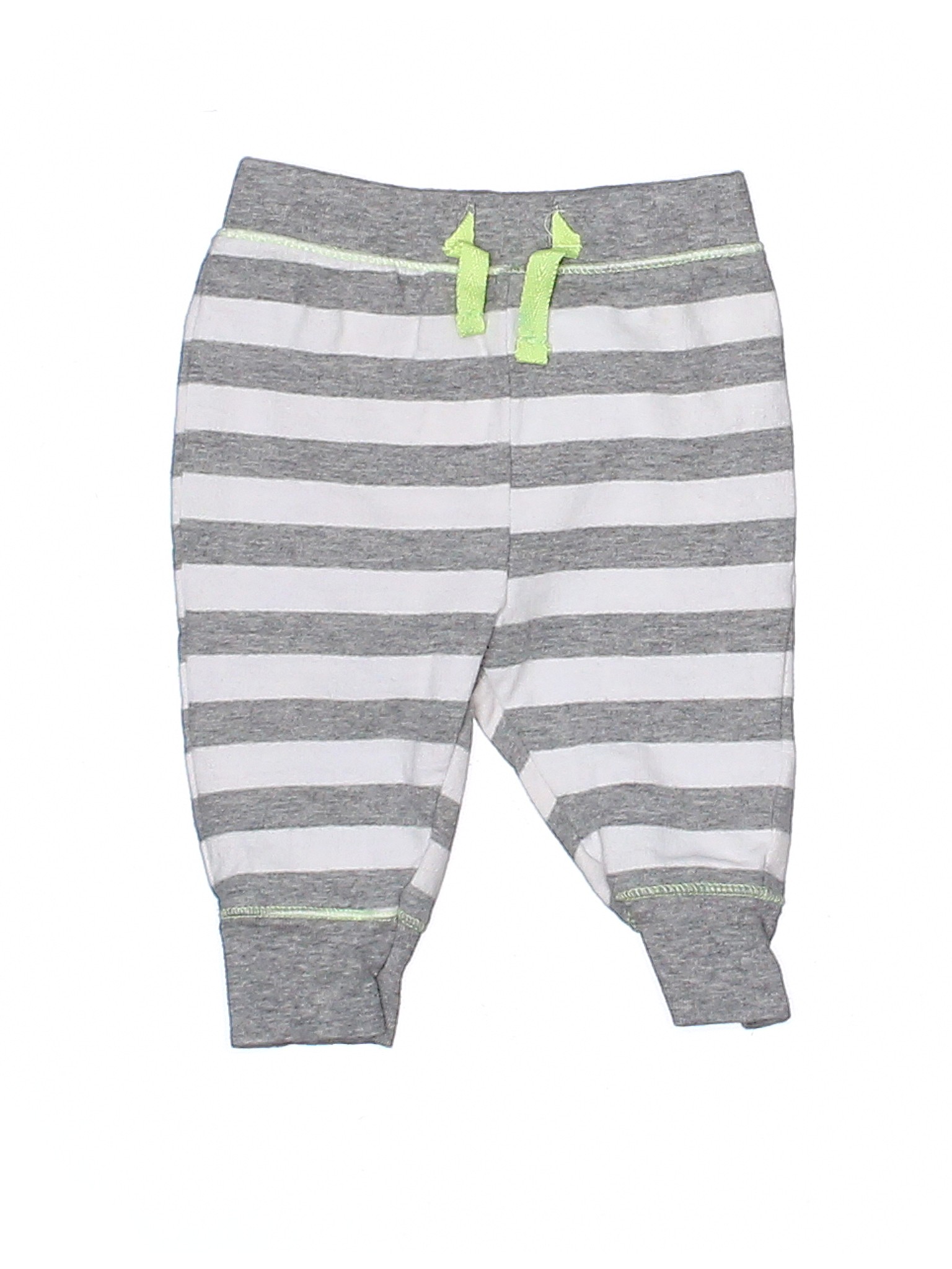 Cat & Jack 100% Cotton Stripes Gray Sweatpants Size 3-6 mo - 50% off ...