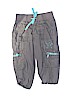 Justice 100% Cotton Gray Cargo Pants Size 10 - photo 1