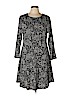 GK George Kotsiopoulos Black Casual Dress Size L - photo 1