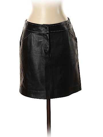 Trina Turk Leather Skirt (view 1)