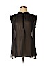 anaT 100% Polyester Black Sleeveless Blouse Size XL (petite) - photo 1