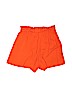 H&M 100% Viscose Orange Dressy Shorts Size 8 - photo 2