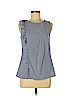 Banana Republic Blue Sleeveless Blouse Size 8 - photo 1