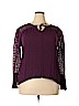 Bass Purple Long Sleeve Blouse Size XL - photo 1