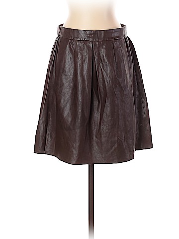 Vince. Leather Skirt (view 1)