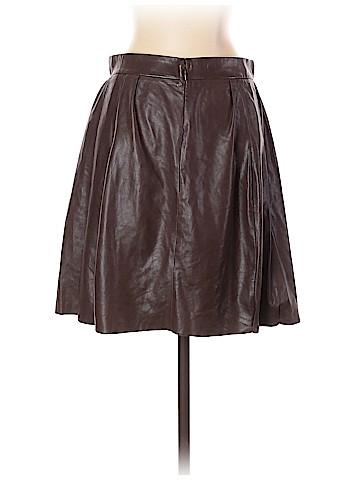 Vince. Leather Skirt (view 2)