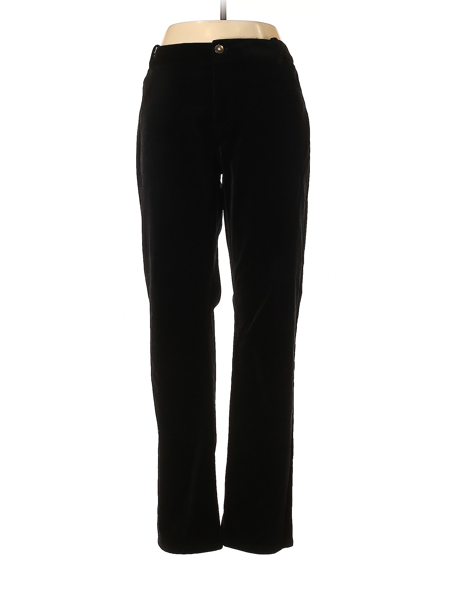 Calvin Klein Women Black Velour Pants 12 | eBay