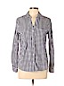 Kut from the Kloth 100% Cotton Blue Long Sleeve Button-Down Shirt Size L (petite) - photo 1