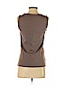 Ann Taylor LOFT 100% Cotton Brown Sleeveless Blouse Size S (petite) - photo 2