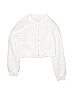 Knit Works 100% Cotton White Jacket Size 10 - photo 1
