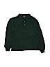 U.S. Polo Assn. Solid Green Long Sleeve Polo Size 12 - photo 1