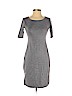 Loveappella Gray Casual Dress Size XS (petite) - photo 1