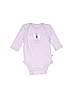 Baby Gap 100% Cotton Purple Long Sleeve Onesie Size 0-3 mo - photo 1