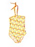 Assorted Brands Polka Dots Orange One Piece Swimsuit Size 14 - 16 - photo 1