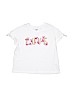 Crazy 8 100% Cotton Graphic White Short Sleeve T-Shirt Size 10 - 12 - photo 1