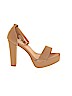 Top Moda Tan Heels Size 6 1/2 - photo 1