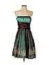 Blondie Nites 100% Polyester Green Cocktail Dress Size 3 - photo 1