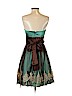 Blondie Nites 100% Polyester Green Cocktail Dress Size 3 - photo 2