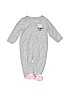 Carter's 100% Cotton Polka Dots Gray Long Sleeve Outfit 0-3 MO / 3 MO - photo 1