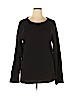 Temperley LONDON 100% Cotton Black Long Sleeve T-Shirt Size L - photo 1
