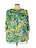 Roz & Ali Green 3/4 Sleeve Blouse Size 2X - photo 1