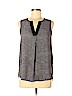 Ann Taylor LOFT Outlet 100% Polyester Black Sleeveless Blouse Size S (petite) - photo 1