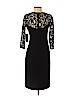 Teri Jon by Rickie Freeman 100% Polyester Black Cocktail Dress Size 2 - photo 2