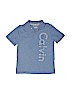CALVIN KLEIN JEANS Blue Short Sleeve Polo Size 6 - photo 1