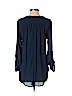Living Doll 100% Polyester Blue 3/4 Sleeve Blouse Size XS - photo 2