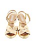 Saks Fifth Avenue Gold Heels Size 10 - photo 2